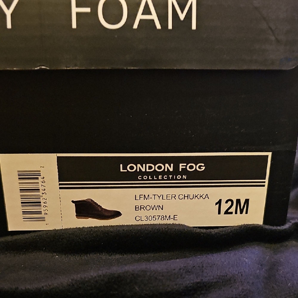 *Brand New* London Fog Men's Chukka Boots in Rich Brown - Picture 2 of 8